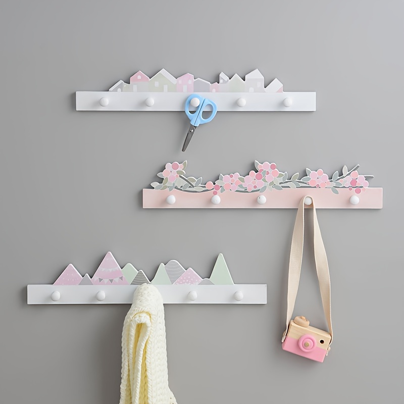 Crown Shaped Key Hook Holder For Wall With Hooks Decorative - Temu