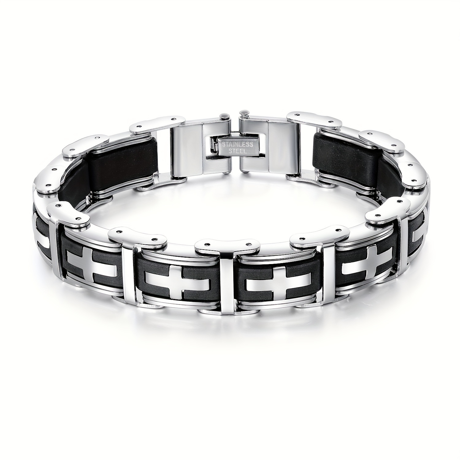 

Men's Fashion Stainless Steel Bracelet, Creative Jewelry Accessories, Men's Birthday Gift