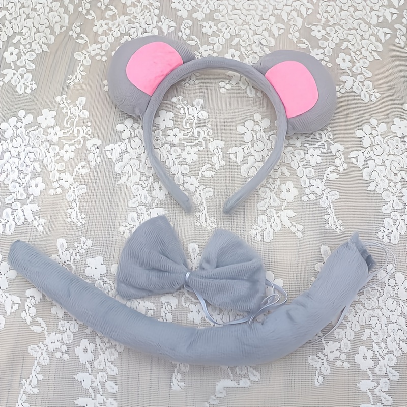 Conjunto de 4 orejas de Mickey Mouse diadema Minnie Mouse orejas señoras niñas  Mickey Mouse orejas brillar Electrónica