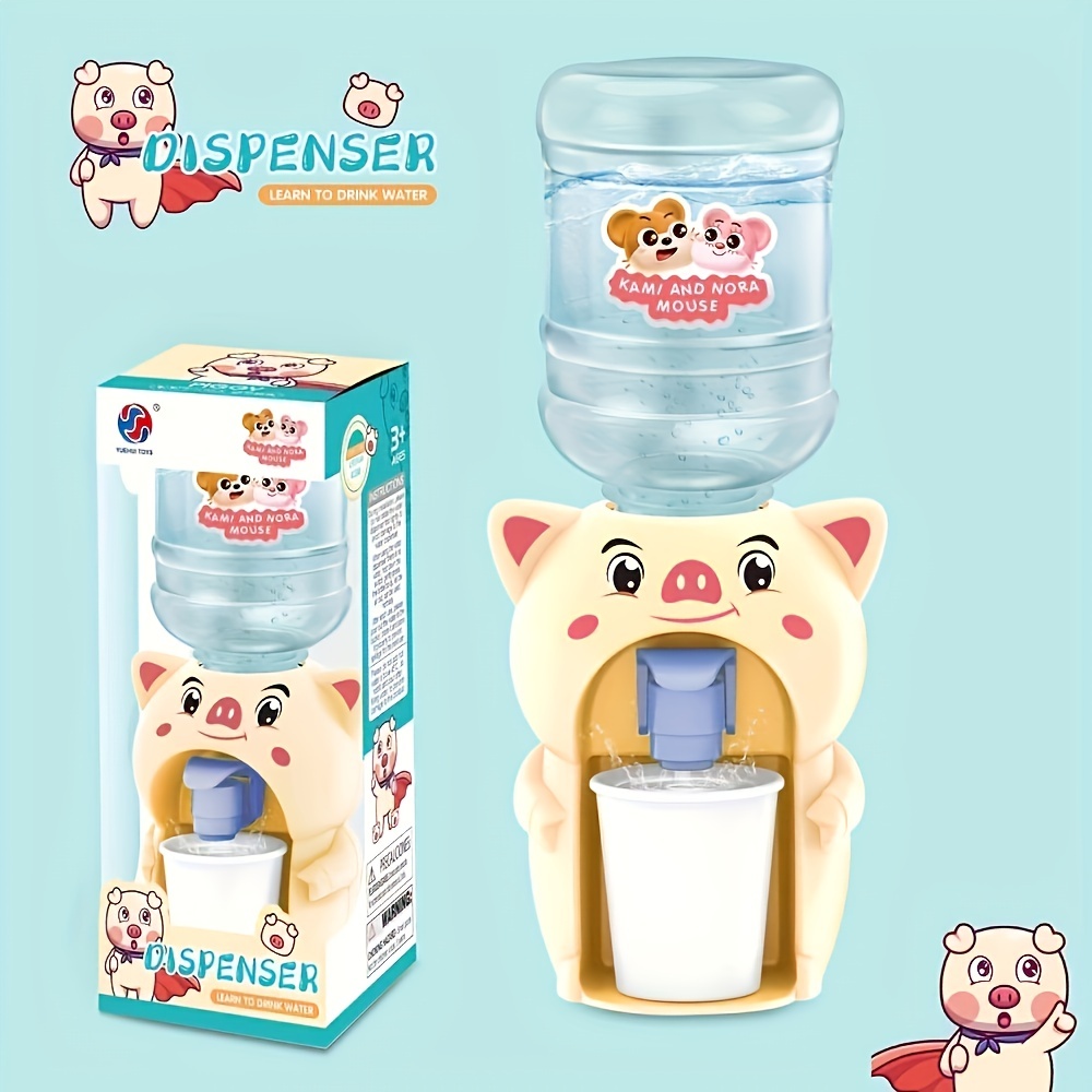 Cute Cartoon Pig Mini Water Dispenser Perfect Gift For Kids - Temu