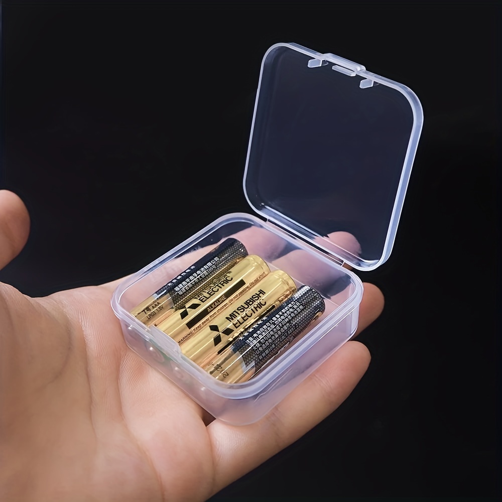 Mini Clear Plastic Beads Storage Box Organizer Box With - Temu