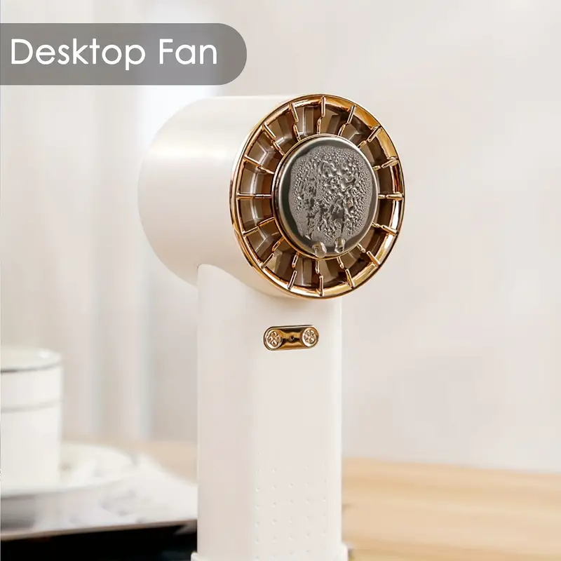 portable cold compress handheld fanpersonal air conditioner cooling fan that blows cold air with ice cooling refrigerating pad semiconductor cooling small personal cooler rechargeable mini desktop fan battery operated 3 speed small hand held fan for home office outdoors travel hiking camping details 3