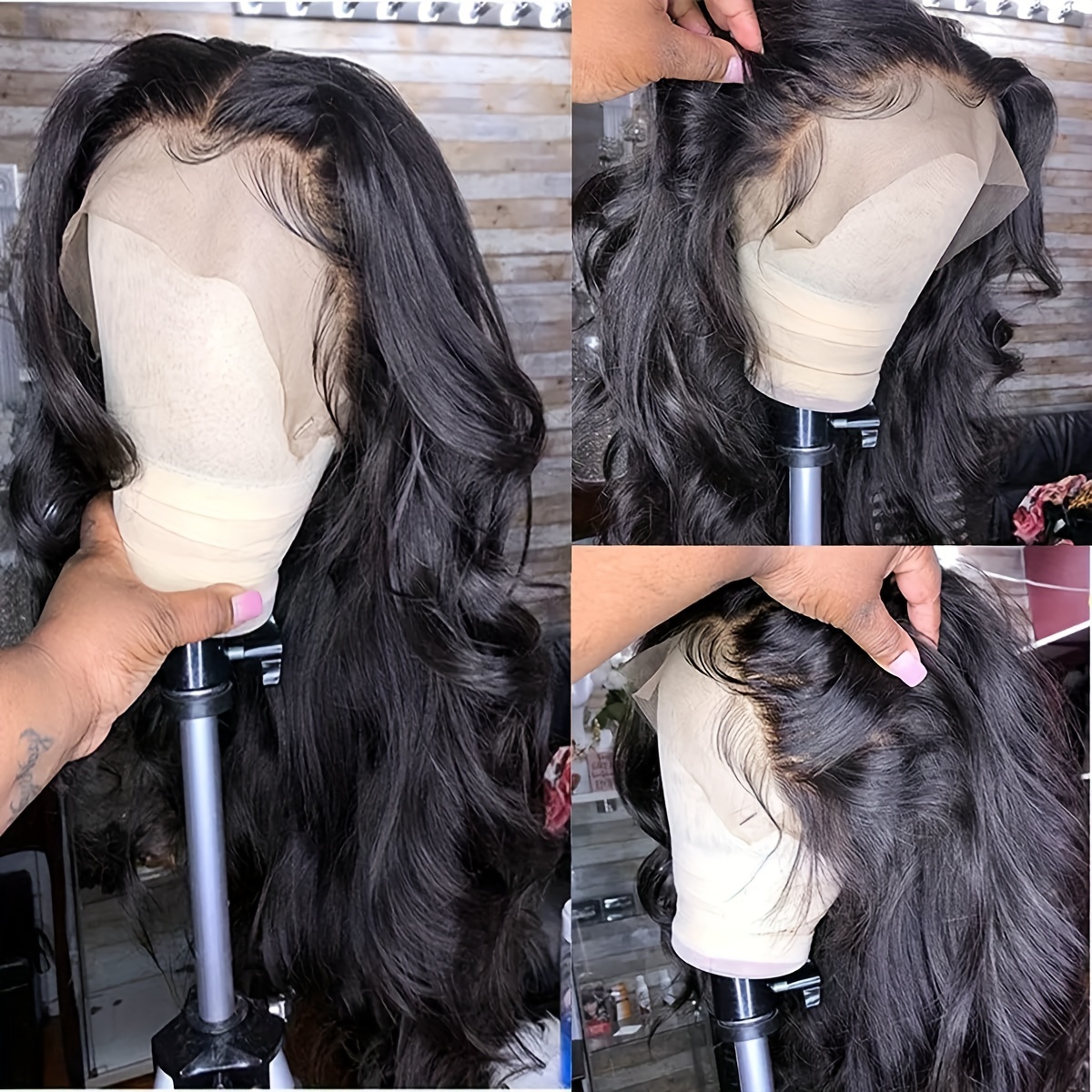 13x4 Body Wave Lace Front Wigs Human Hair 100 Human Hair Temu