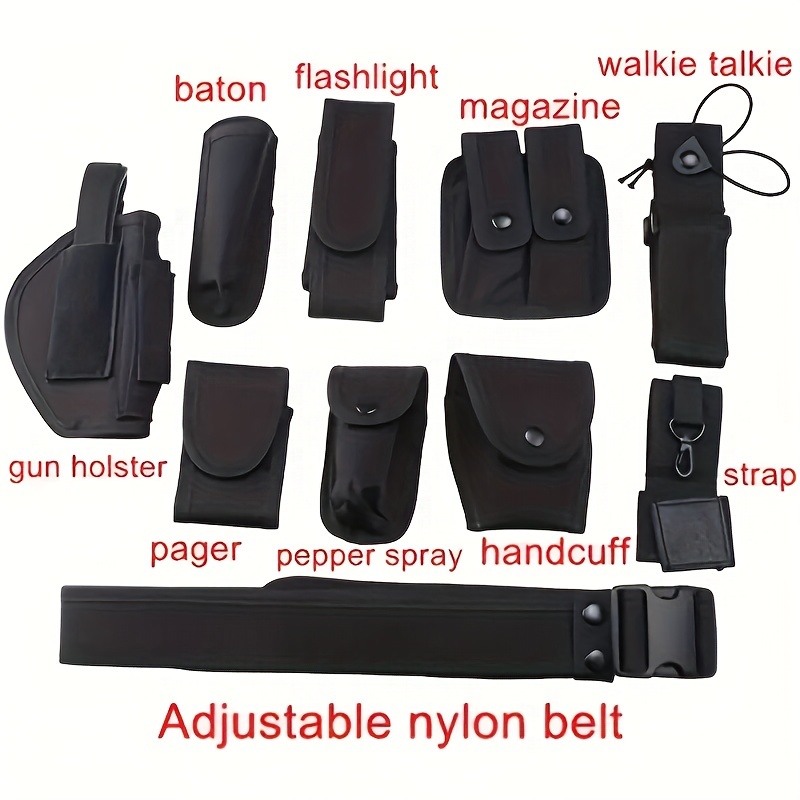 Outdoor Tactical Belt Law Enforcement Modular Equipment Safety Utility Belt