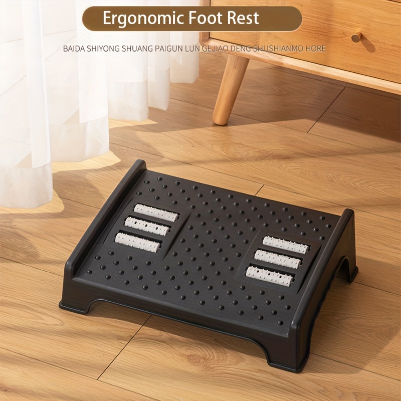 Under Desk Footrest Ergonomic Foot Massager Footrest With - Temu
