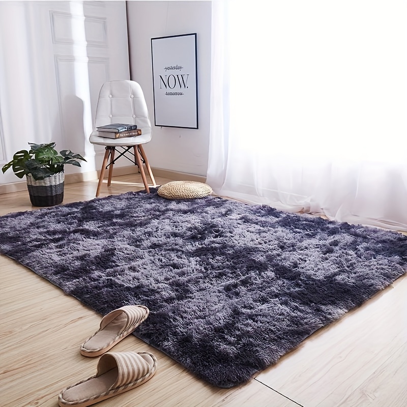 1pc Plush Carpet, Living Room Non-slip Mat, Home Rug, Room Tie