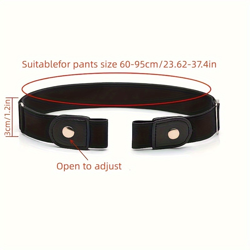1pc Elastic Waist Belt Adjustable Waist Elastic Buckle Elastic Belt, Check  Out Today's Deals Now