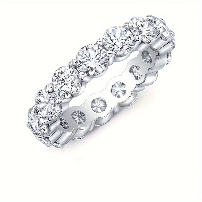 Platinum plated clearance eternity ring