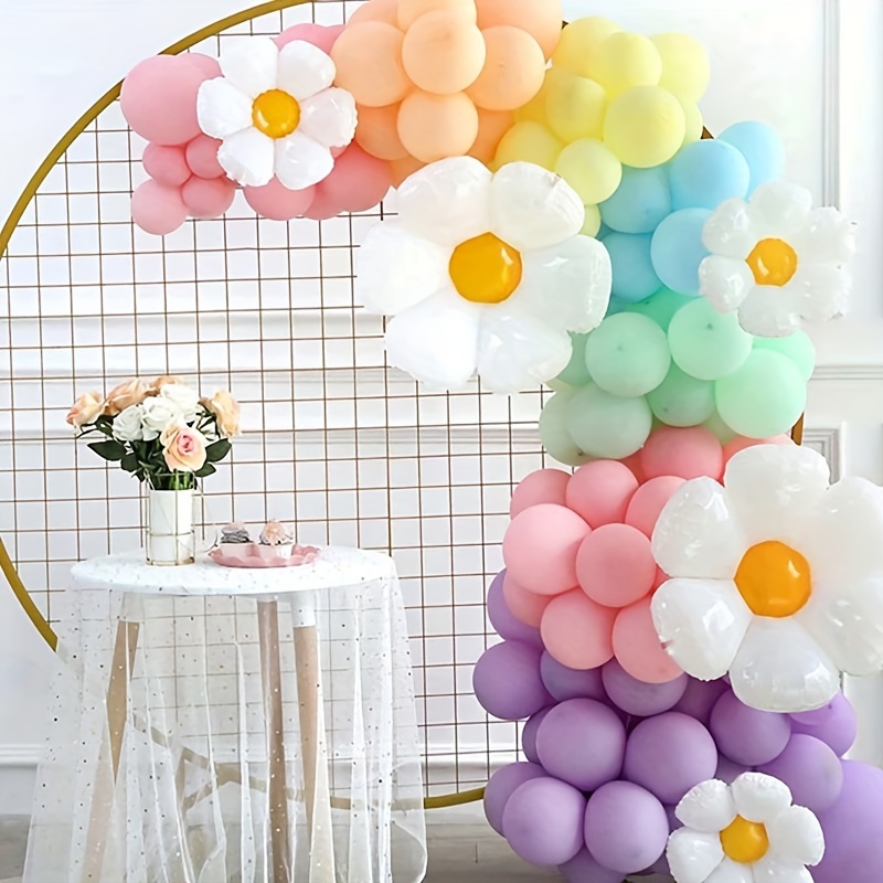 Arche Ballon Blanc et Or, 100pcs Kit Arche Ballon Anniversaire Mariage  Saint Valentin Guirlande Ballon Décoration, Ballons Confettis