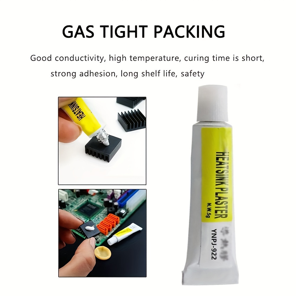 922 Thermal Conductive Heatsink Plaster Silicone Grease For PC GPU CPU  Strong Adhesive Compound Glue For Heat Sink Sticky