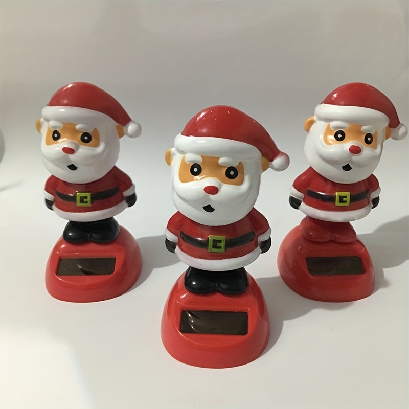 1 Stück Weihnachts-Auto-Ornament, Solar-Wackelkopf-Puppen-Ornament,  Weihnachtsmodell-Ornament-Geschenk, Kreative Auto-Innenausstattung, Auto-Puppen-Ornament,  Auto-Zubehör - Temu Germany