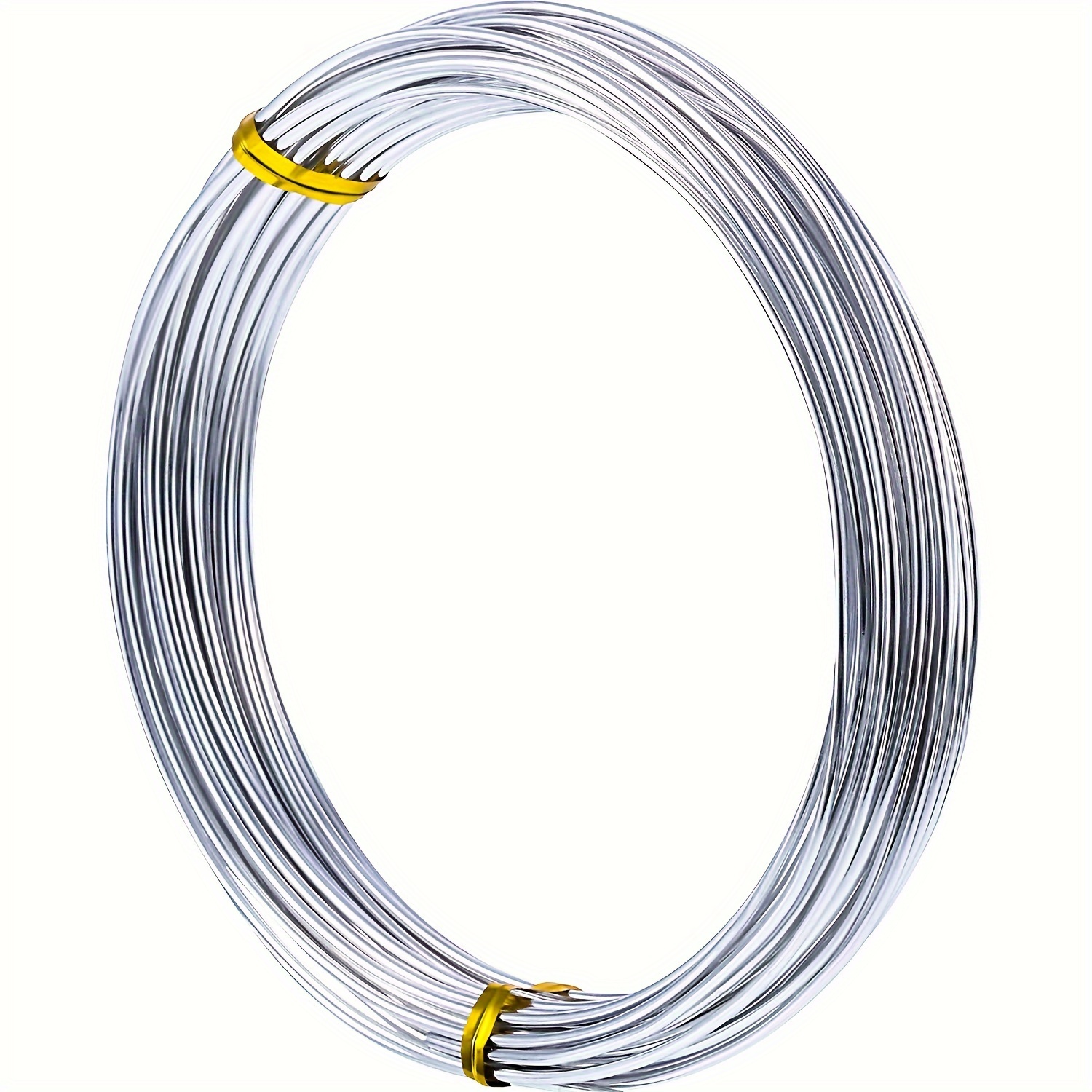 TEHAUX 1 Roll Aluminum Wire DIY Bezel Sculpting Supplies Jewelry Beading  Wire Soft Metal Wire Gardening Wire Bendable Thick Wire Bendable Anodized