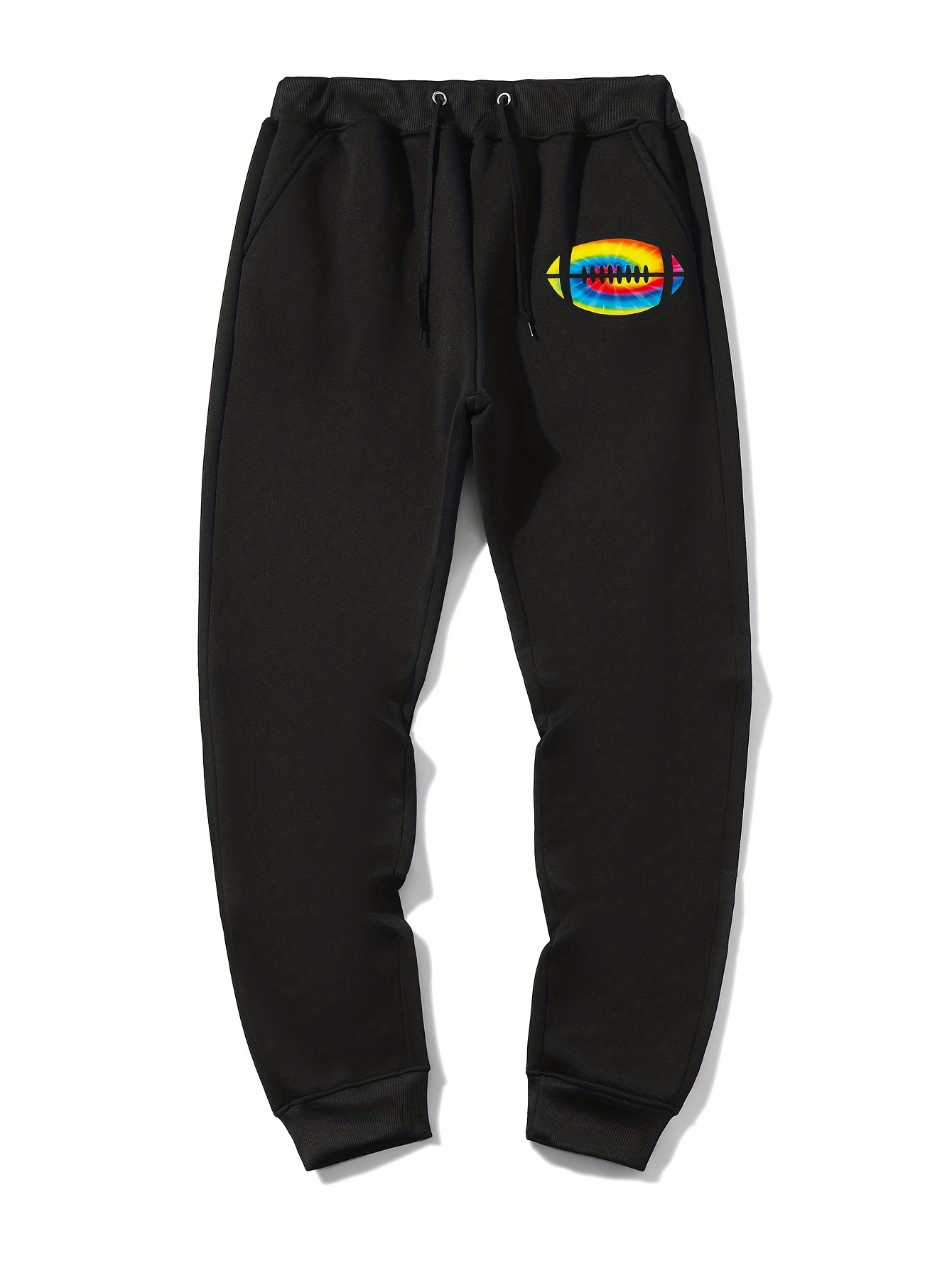 pantalones chándal cordón estampado rugby pantalones Temu Ecuador