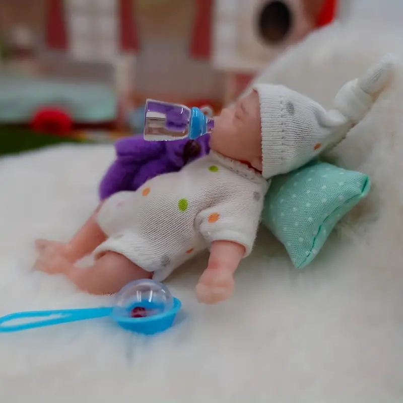 Mini Poupée Reborn/poupée de simulation/poupée faite à la - Temu