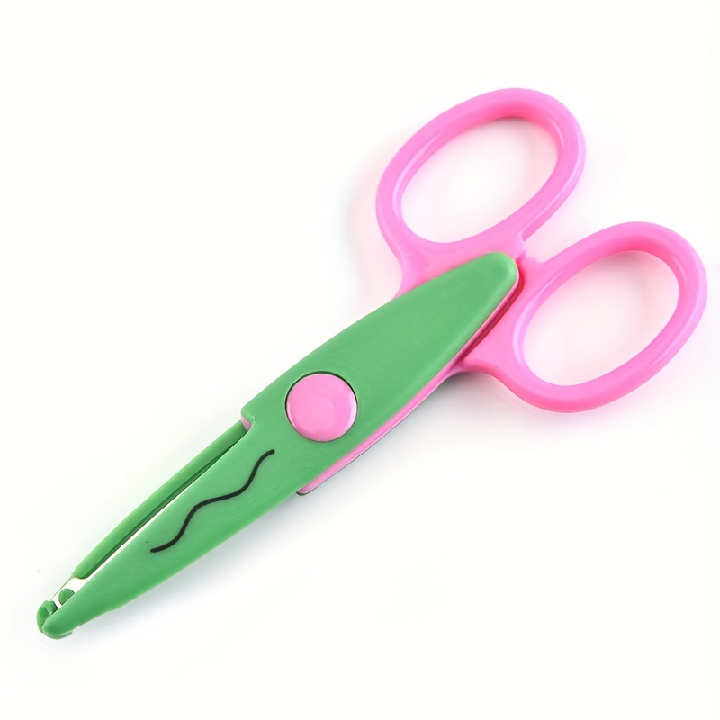 plastic kids design safety art scissors