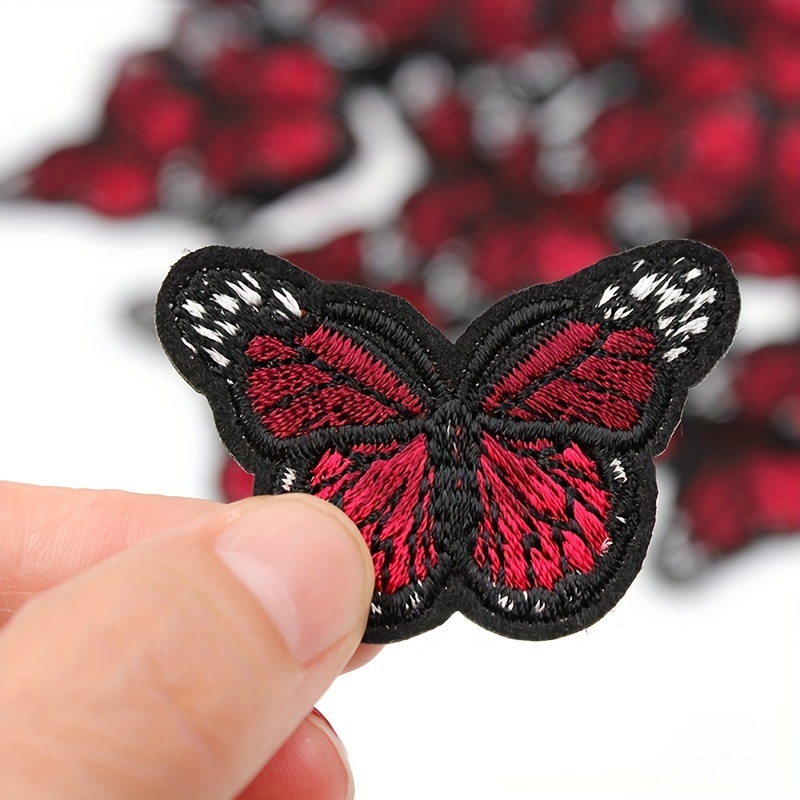 Colorful Butterfly Embroidery Cloth Stickers Clothes And - Temu