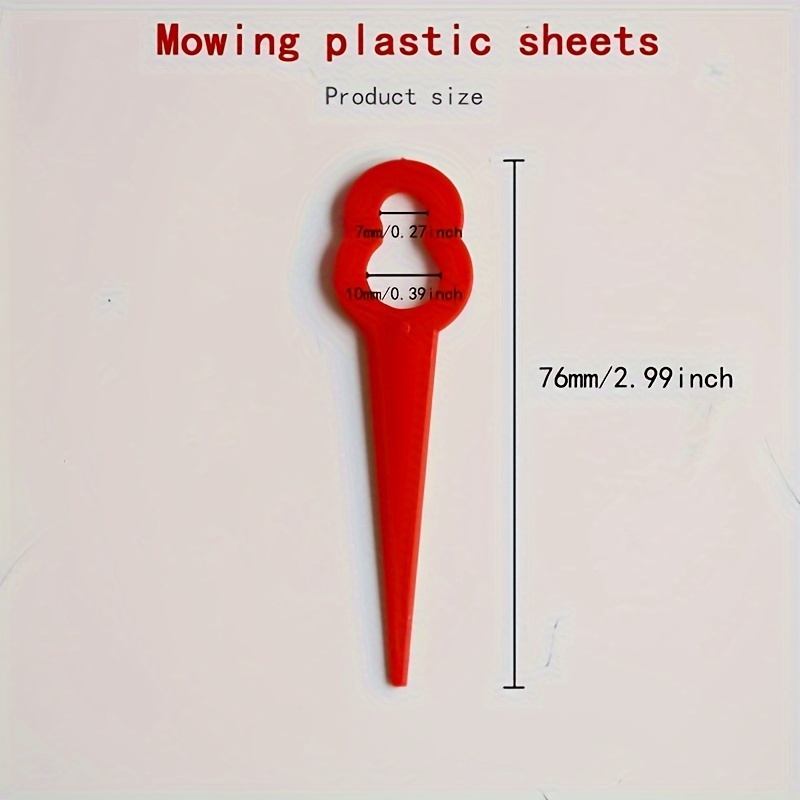 30pcs Plastic Machine Trimming Blades Replacement Plastic Blades  Accessories Trimmer Grass Mowing Nylon Blades Garden Lawn Mower Accessories  Tools