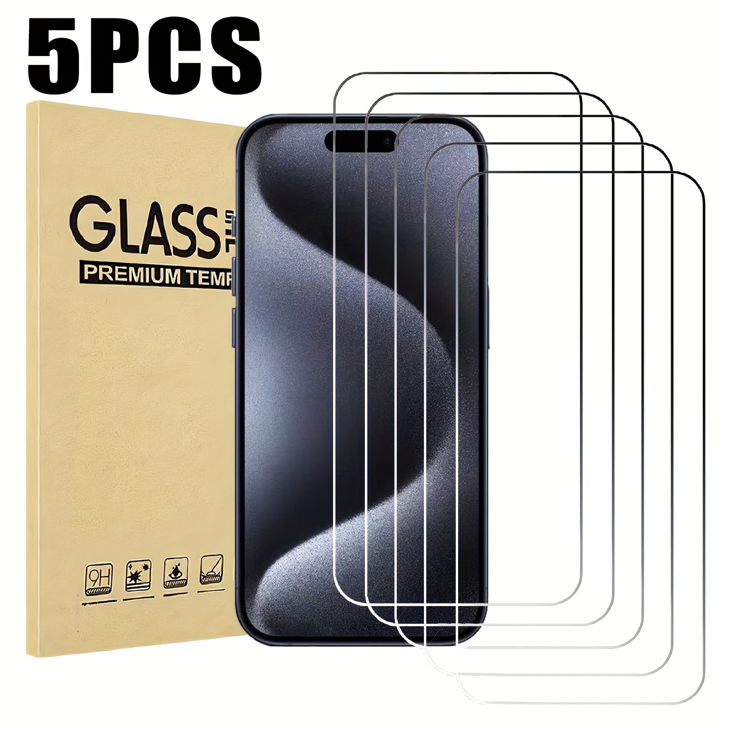 Protector de pantalla para iPhone 11 Pro Max/iPhone Xs MAX [cobertura  completa] vidrio templado, transparente (paquete de 3)