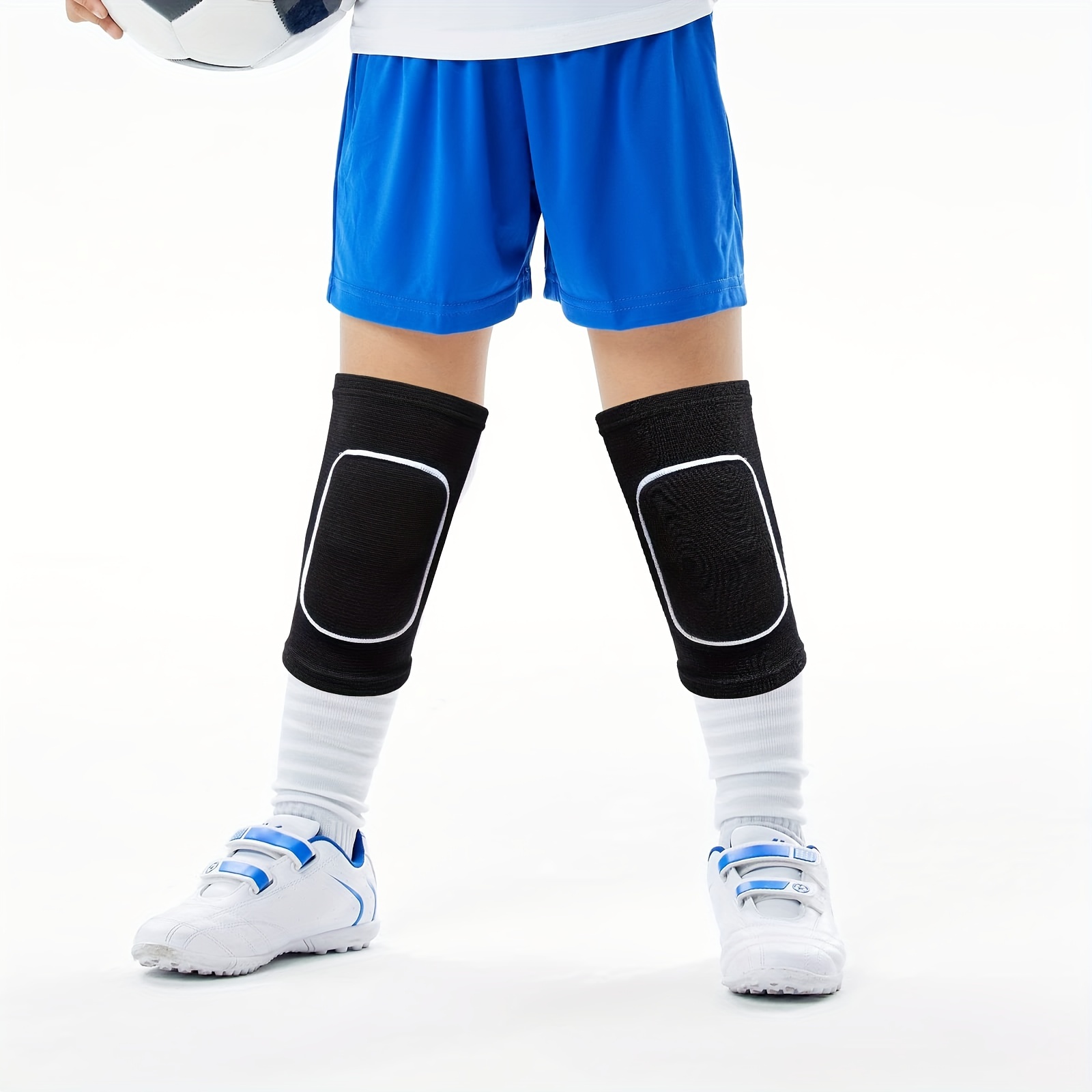 Onumya Manchons de bras de volley-ball avec coussinet de protection/trou  pour le pouce, manches de bras pour filles, garçons, enfants, Noir, 12 po :  : Outils et Bricolage