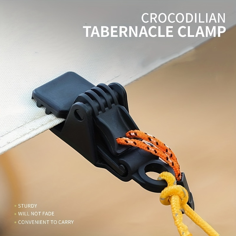 2pcs Tent Canopy Clips, Reinforced Windproof Plastic Clip