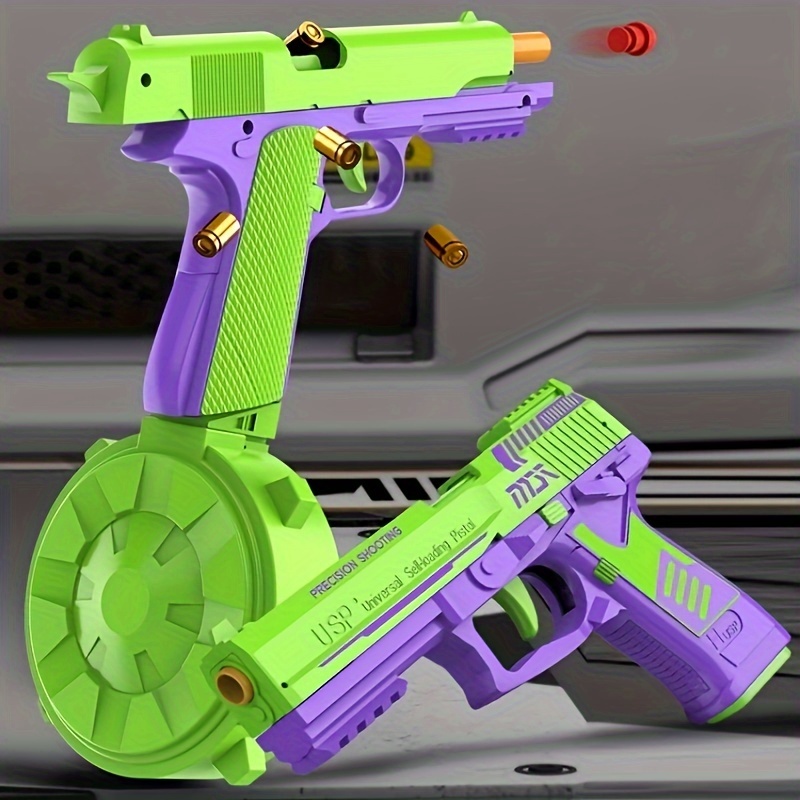 Pistola de bolas de salpicadura, pistola de gel manual con 10000 bolas,  pistola Orby para patio trasero y actividades al aire libre, regalo de  juego
