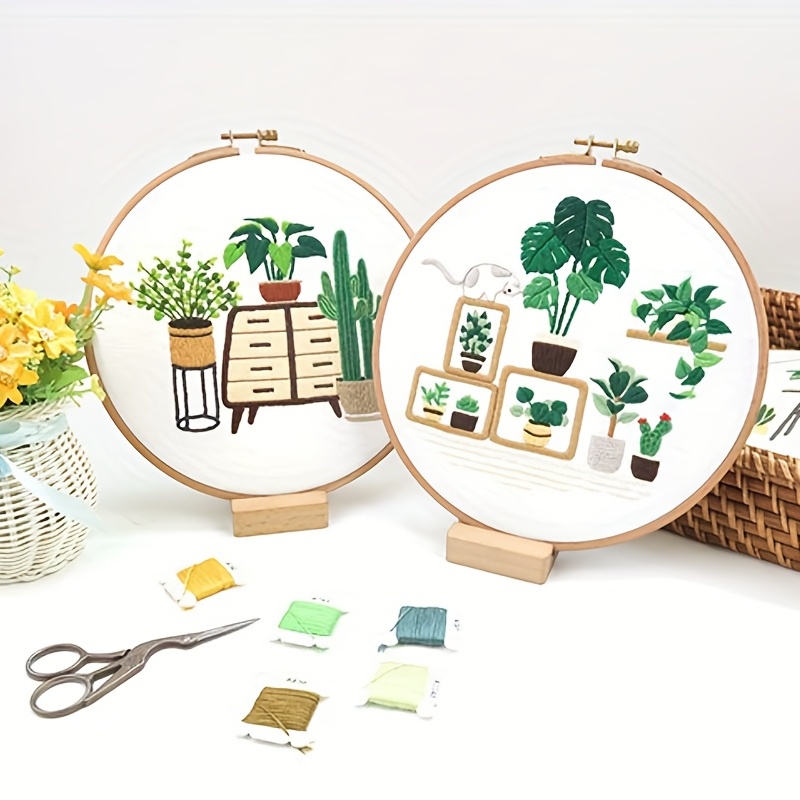 3d Embroidery Starter Kit For Beginners Cross Stitch Kits - Temu