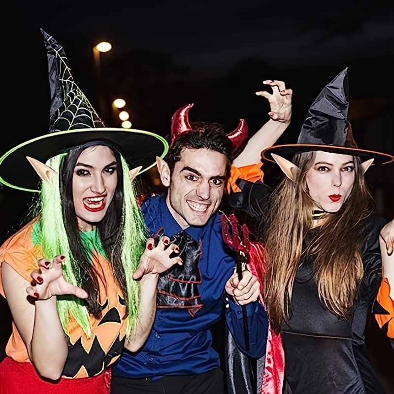 Orejas largas de elfo - Cosplay de hadas Orejas falsas de látex, Pixie  Orejas puntiagudas Vampiro Accesorios de disfraces para Halloween  Renaissance LARP Masquerade Party Dress Up JAMW Sencillez