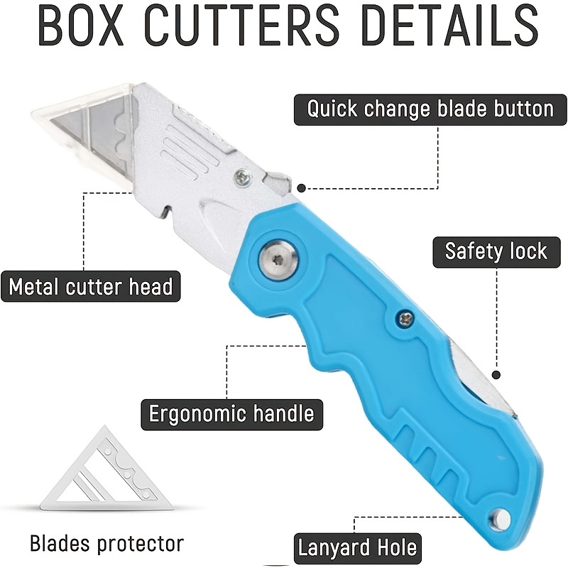 Oozcc Utility Knife Heavy Duty Box Cutters Utility Knives - Temu