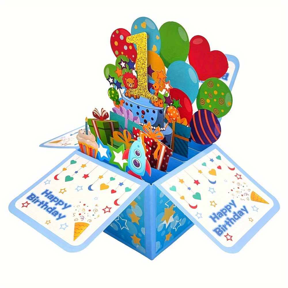 Gift Card in a Birthday Pop-Up Box