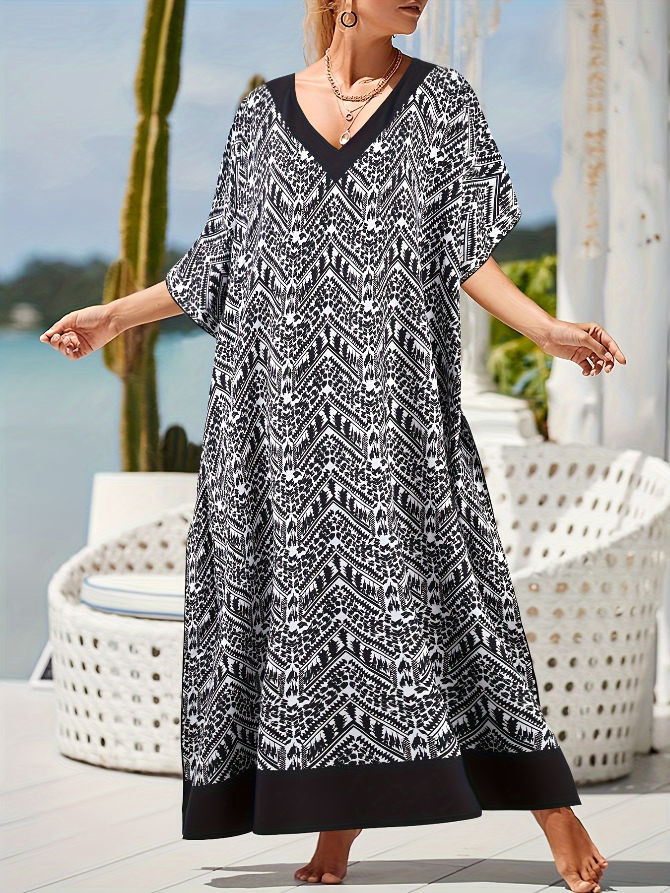 Chevron maxi hotsell dress plus size