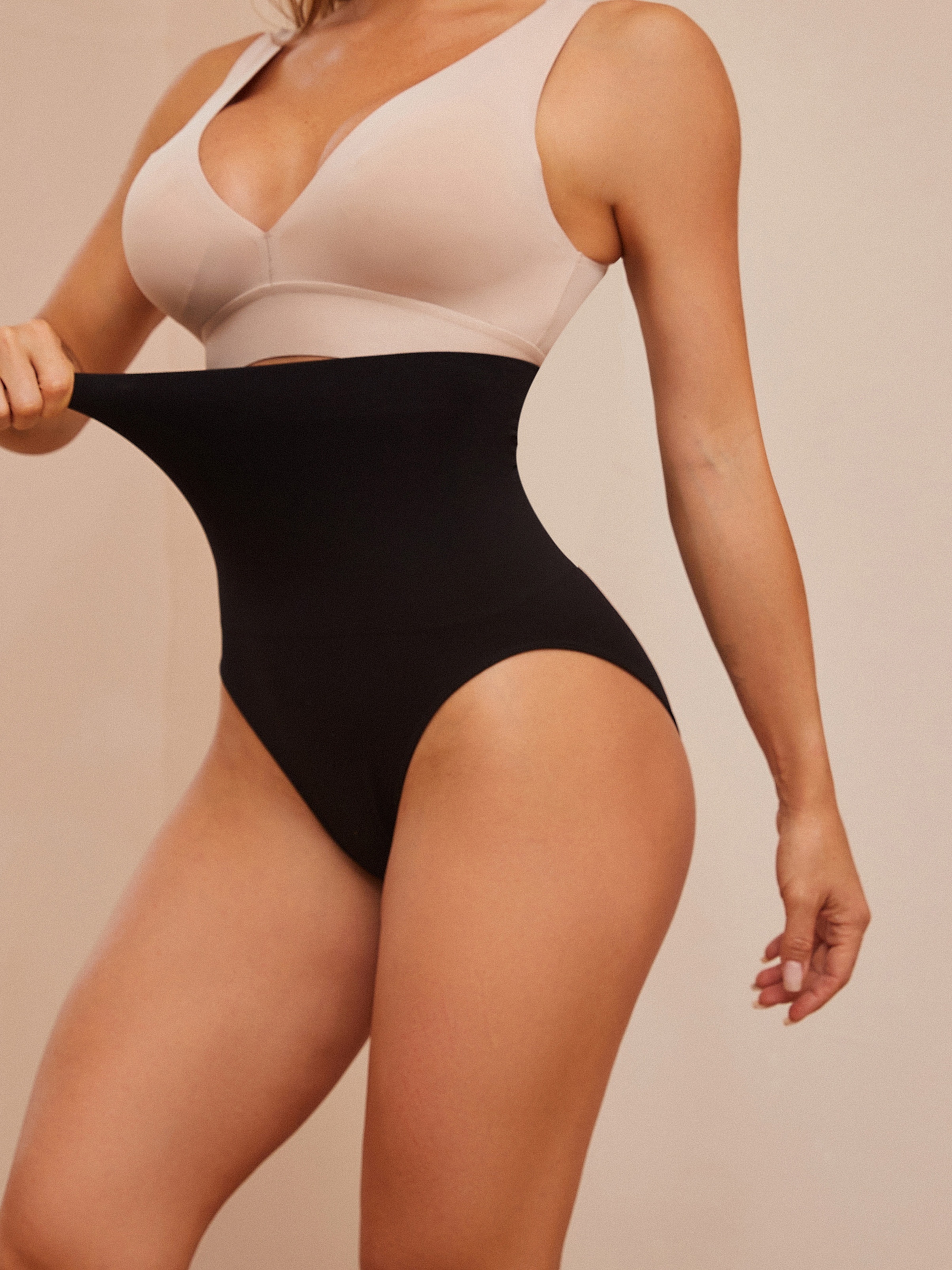 High Waist Zipper Shaping Panties Tummy Control Compression - Temu