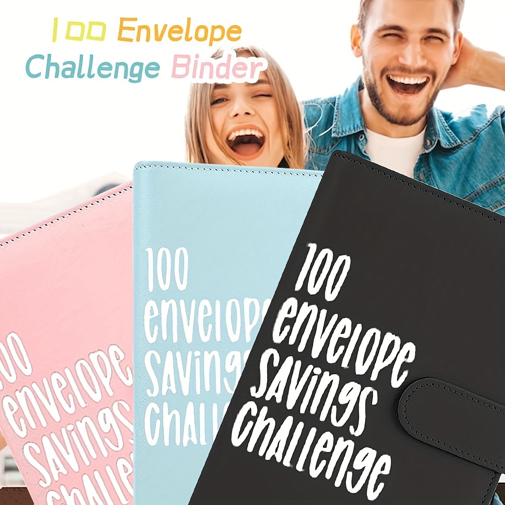 Raccoglitore sfida 100 buste, modo semplice e divertente per risparmiare $  5.050, raccoglitore di sfide di risparmio, raccoglitore di budget con buste  di cassa