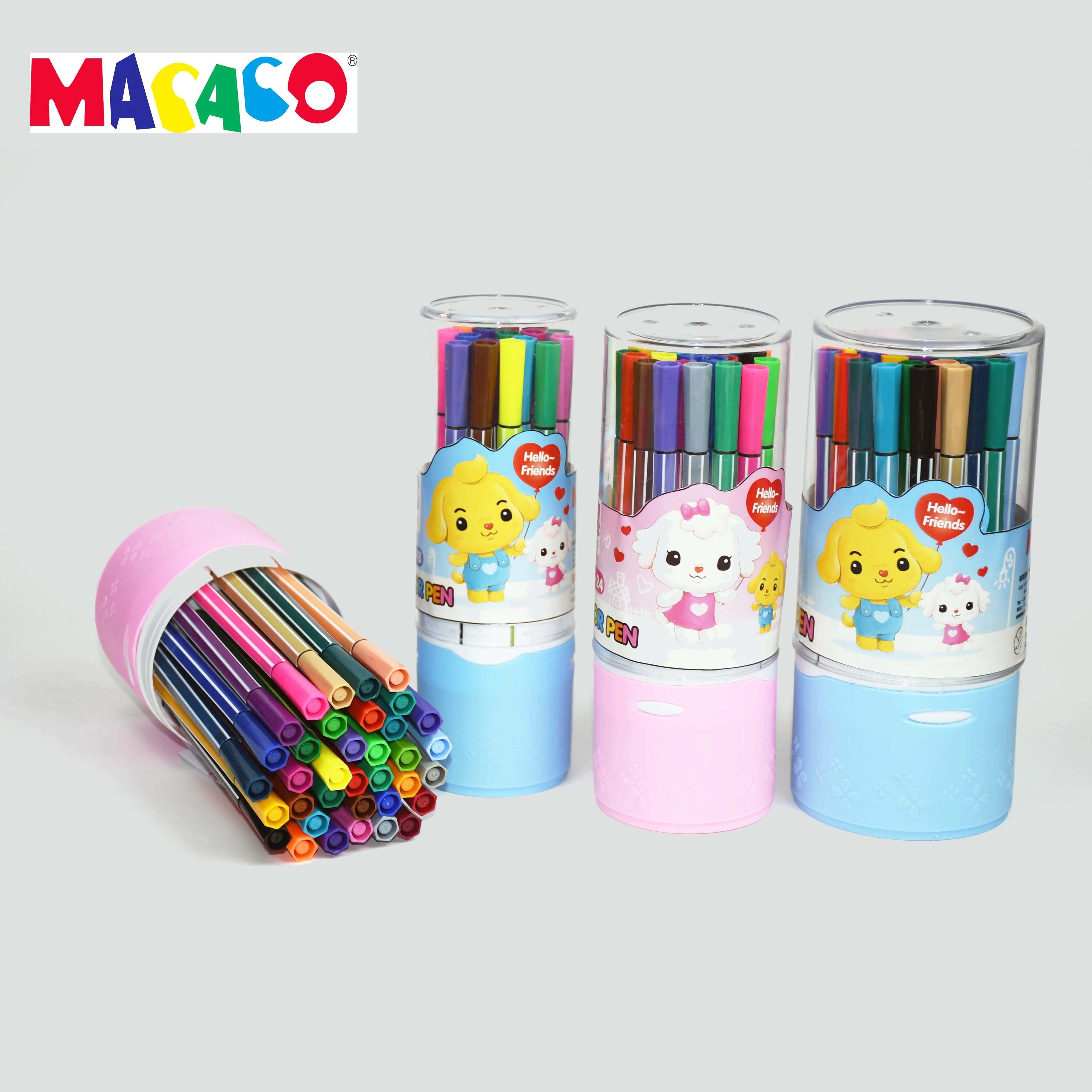 Water Color Pen 12 18 24 36 Colors Of Barrel For Kids And - Temu