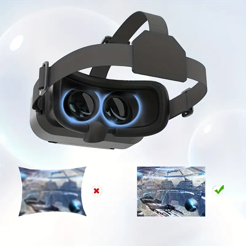 vr headset virtual reality vr game 3d digital glasses vr 3d glasses vr set 3d virtual reality goggles adjustable vr glasses support 7 inches details 5