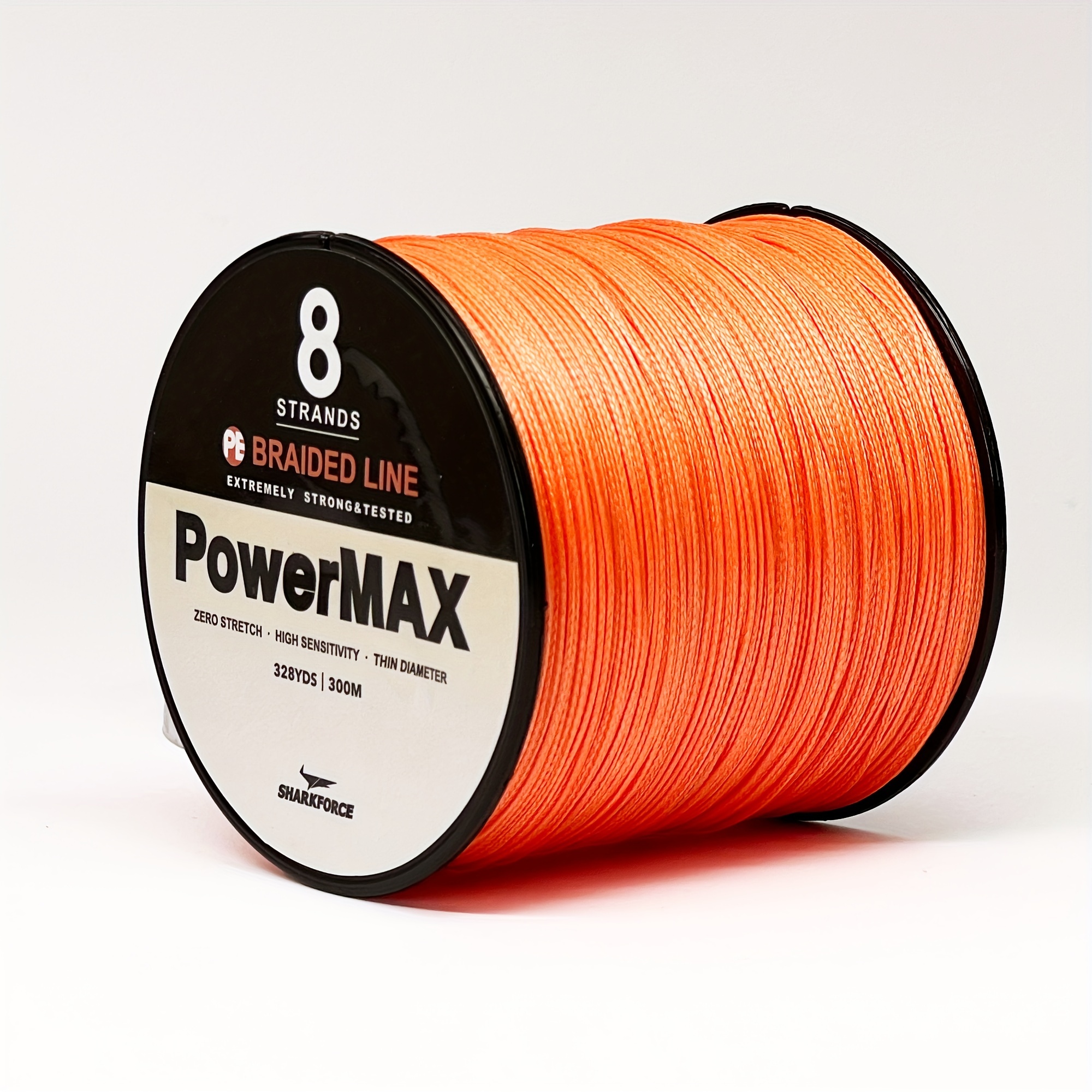 Power Max Series 8 strand Braided Fishing Line 328yds Strong