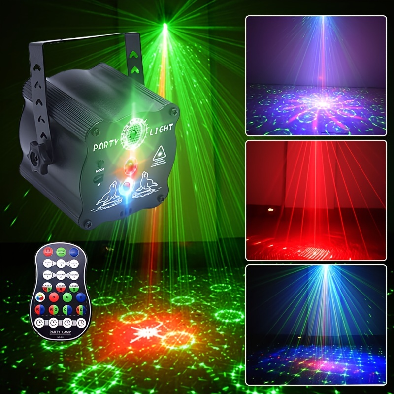 Dj Disco Stage Party Lights Led Voice Controlled Lights Rgb - Temu