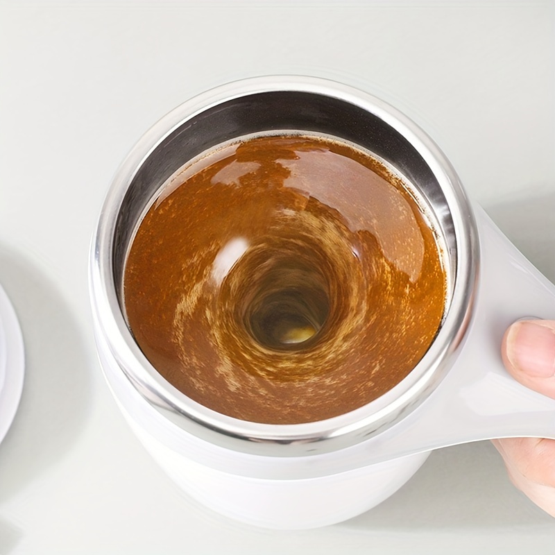 Self Stirring Mug, Stainless Steel Electric Mixing Cup, Magnetic Stirring  Coffee Mug, Summer Winter Drinkware - Temu