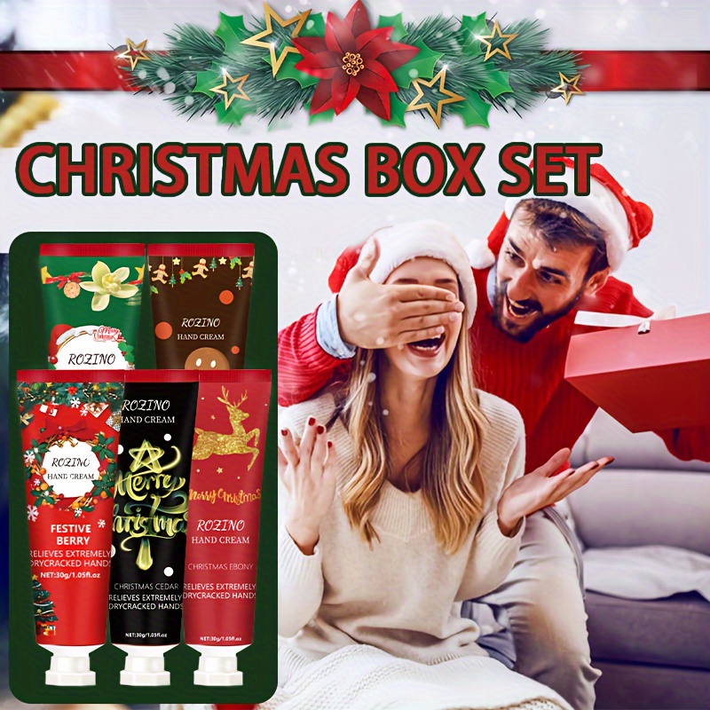 Christmas Hand Cream Gift Set,moisturize And Nourish Your Dry
