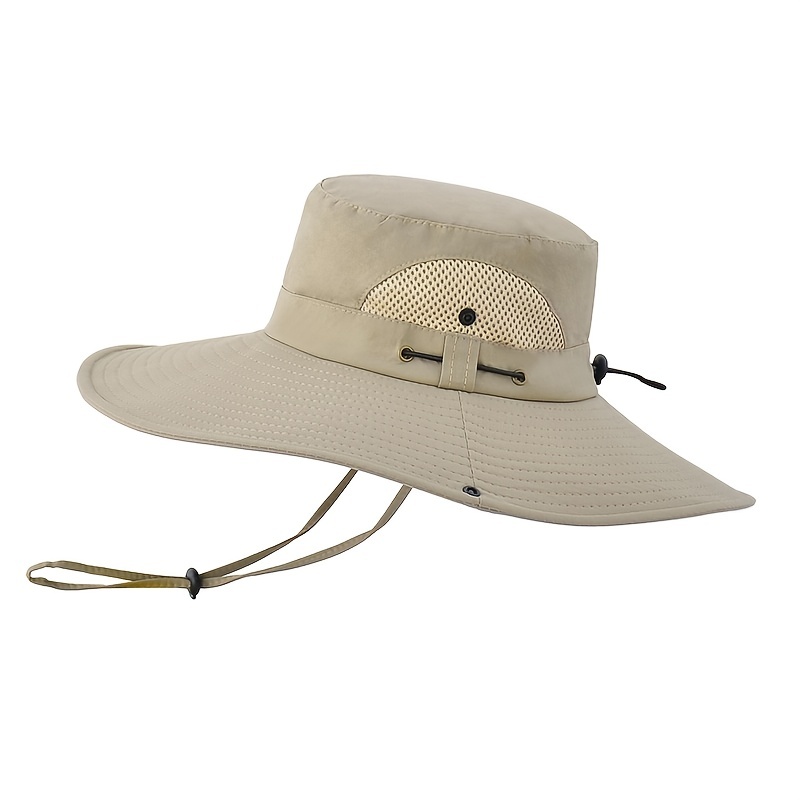 Super Wide 4.7inch Brim Bucket Hat UPF50+ Waterproof Sun Hat for Fishing  Hiking Camping 