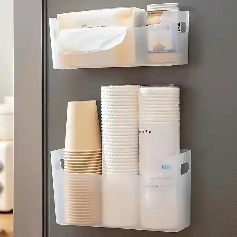 Kitchen Storage Box Can Store Disposable Paper Cups Plastic - Temu