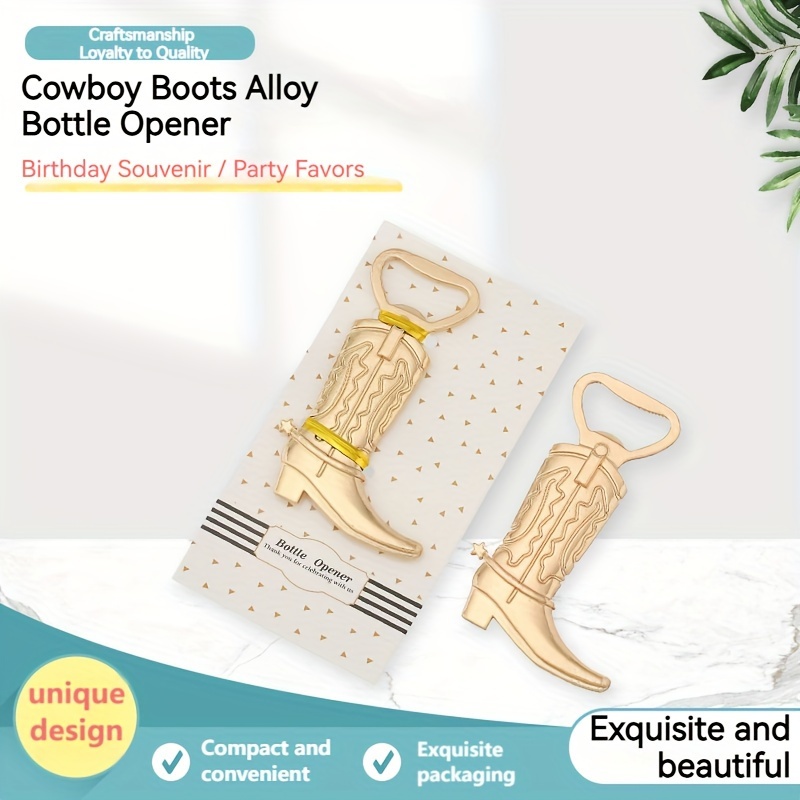 9 orders Cowboy Boot Party Baby Shower Wedding Party Favors Bottle Opener 