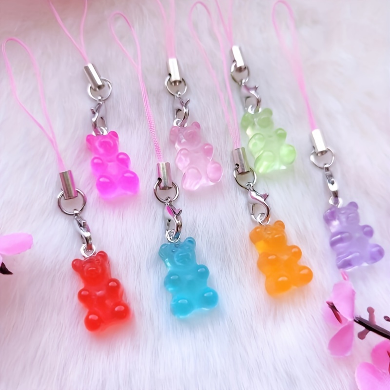 ONE Pastel Gummy Bear Shoe Charm // Handmade // Unique // Kawaii // Cute 