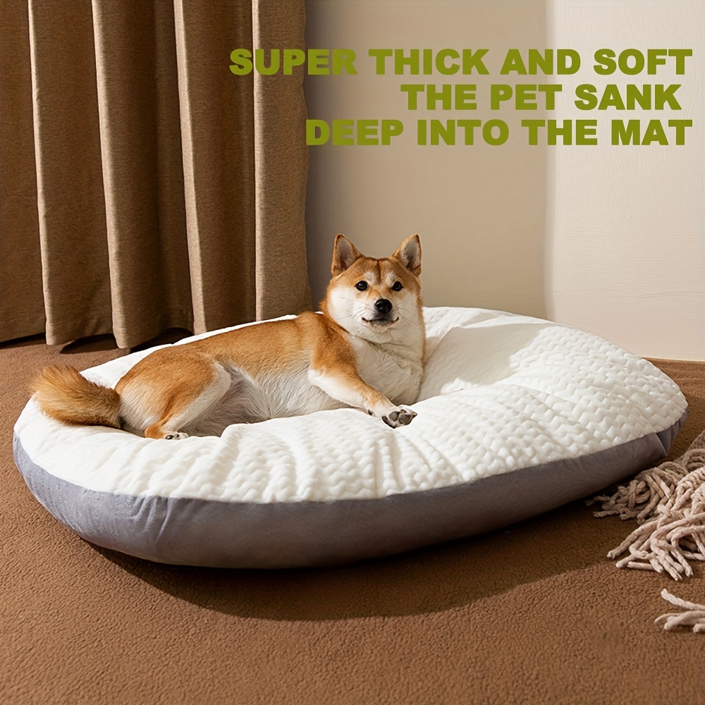 Our Pets Long Plush Dog Mat, Dog Bed & Crate Mat (Extra Plush & Versatile  Washable Dog Bed. Perfect Dog Crate Mat and Calming Dog Bed with Nonslip