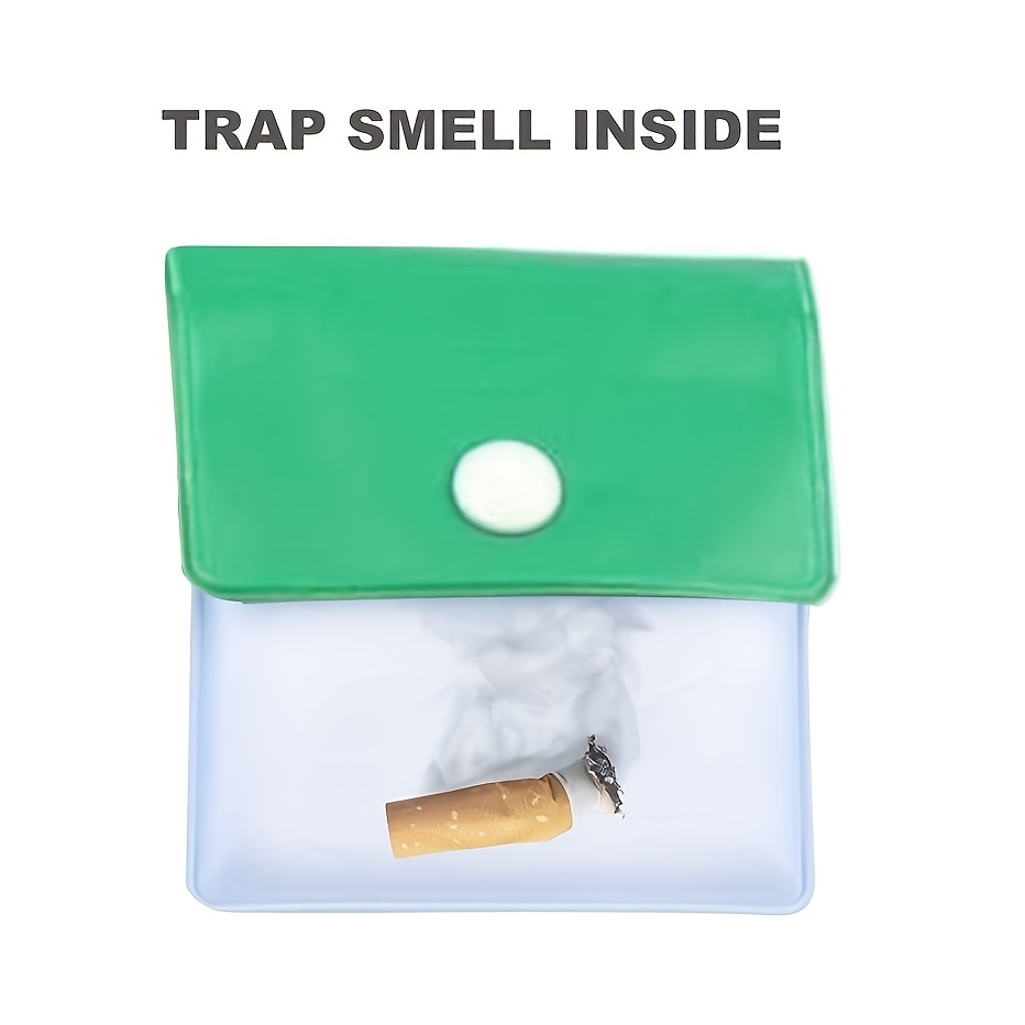 Pocket Ashtray Zigarette Ash Pouch Portable Feuerfeste Geruchlose