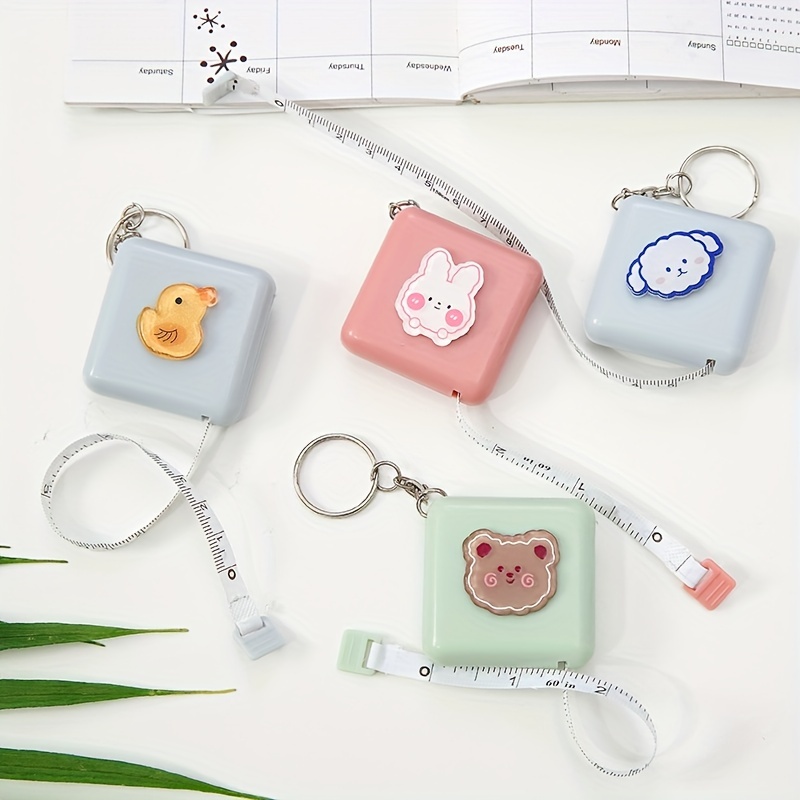 Cartoon Mini Portable Tape Measure.mini Keychain Small Tape - Temu Australia