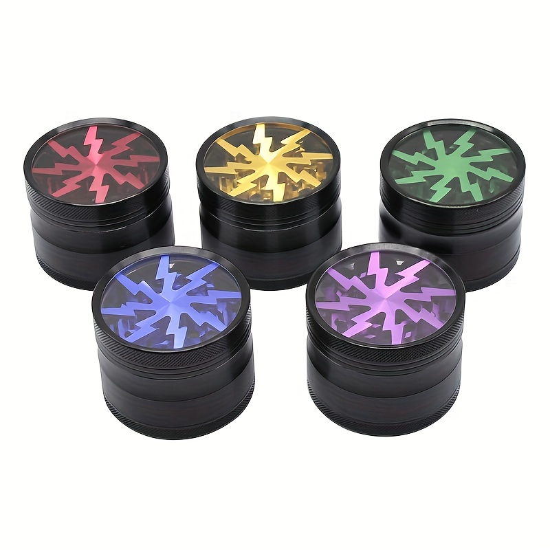 4 layer Grinder Roller Manual Aluminum Spice Herb Grinder - Temu