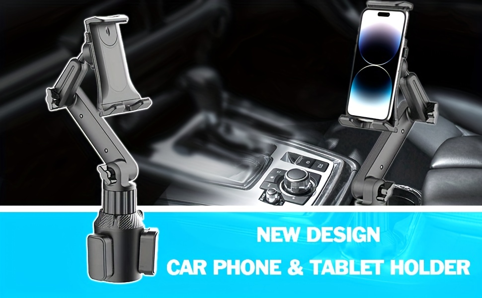 2X Car Accessories, Mini Personalized Phone Holder, Tablet and Phone Stand  for Automotive Car, Home, Office, Kitchen, Bedroom 