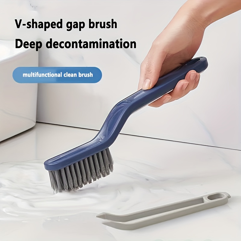 Gap Cleaning Brush, Crevice Cleaning Tool, Cleaner Brush Household Gap Tile  Joints Scrubber Stiff Bristles, Multifunctional Recess Crevice Cleaning