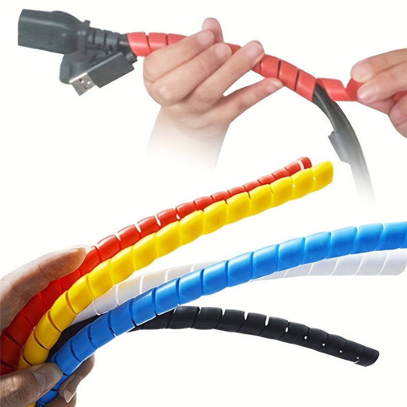 Recubrimiento para ordenar cables - diámetro máx. 100 mm - longitud 10 m  (color blanco) - Pasacables - LDLC