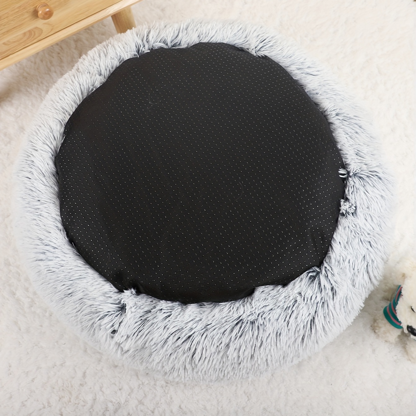 Soft Long Plush Cat Kennel Dog Kennel Winter Warm Pet Bed - Temu